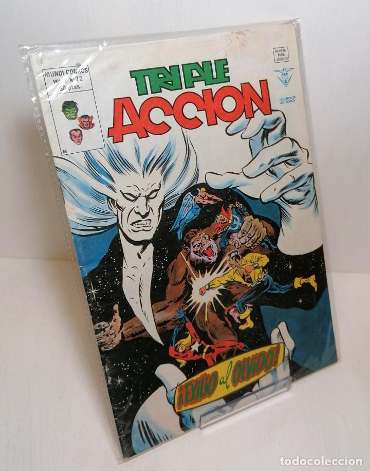 C&oacute;mics: Comic triple acci&oacute;n: exilio al olvido edit. vertice - Foto 1