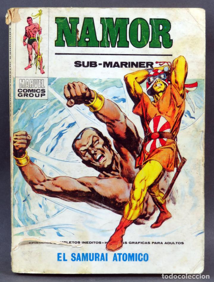 C&oacute;mics: Marvel Comics Namor n&ordm; 26 Samurai at&oacute;mico Ediciones V&eacute;rtice Taco 1972 - Foto 1