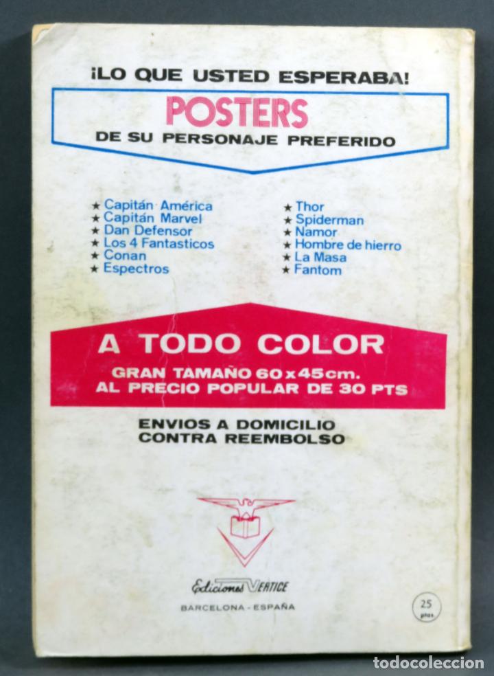 C&oacute;mics: Marvel Comics Meteoro n&ordm; 5 El que rie el &uacute;ltimo Ediciones V&eacute;rtice Taco 1973 - Foto 3