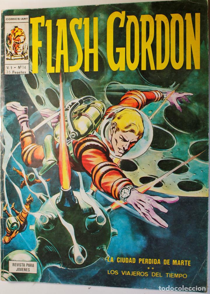 C&oacute;mics: Flash Gordon, editorial V&eacute;rtice 1974 V-1 n&uacute;meros 14 y 15 - Foto 1