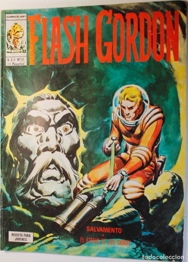 C&oacute;mics: Flash Gordon, editorial V&eacute;rtice 1974 V-1 n&uacute;meros 14 y 15 - Foto 4