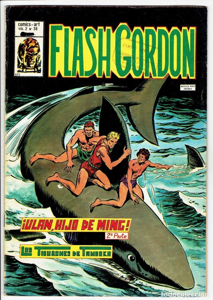 C&oacute;mics: FLASH GORDON VOL. 2 N&ordm; 38 - ULAN, HIJO DE MING - VERTICE 1981 - Foto 1