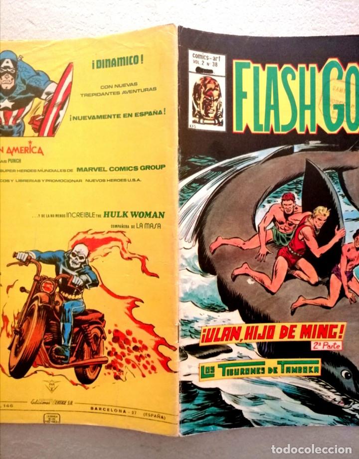 C&oacute;mics: FLASH GORDON VOL. 2 N&ordm; 38 - ULAN, HIJO DE MING - VERTICE 1981 - Foto 3