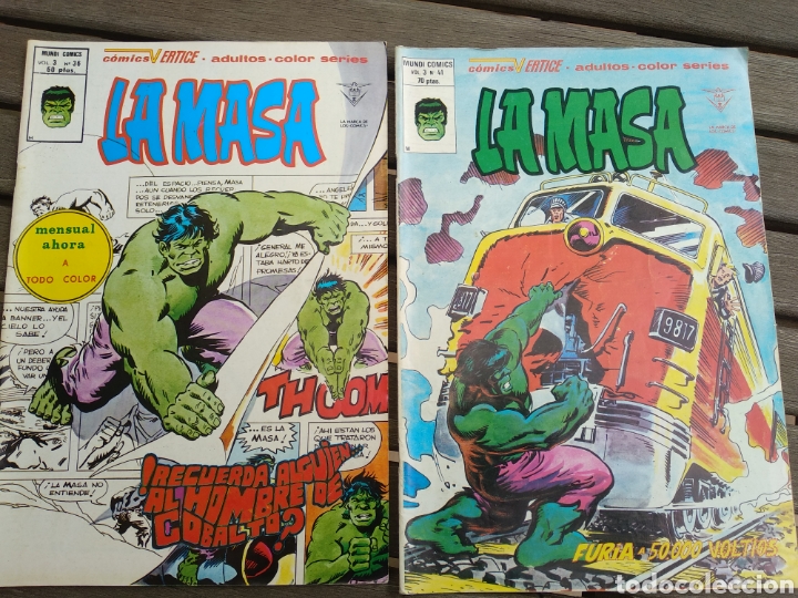 C&oacute;mics: La Masa (Hulk) 36 y 41 - Foto 1