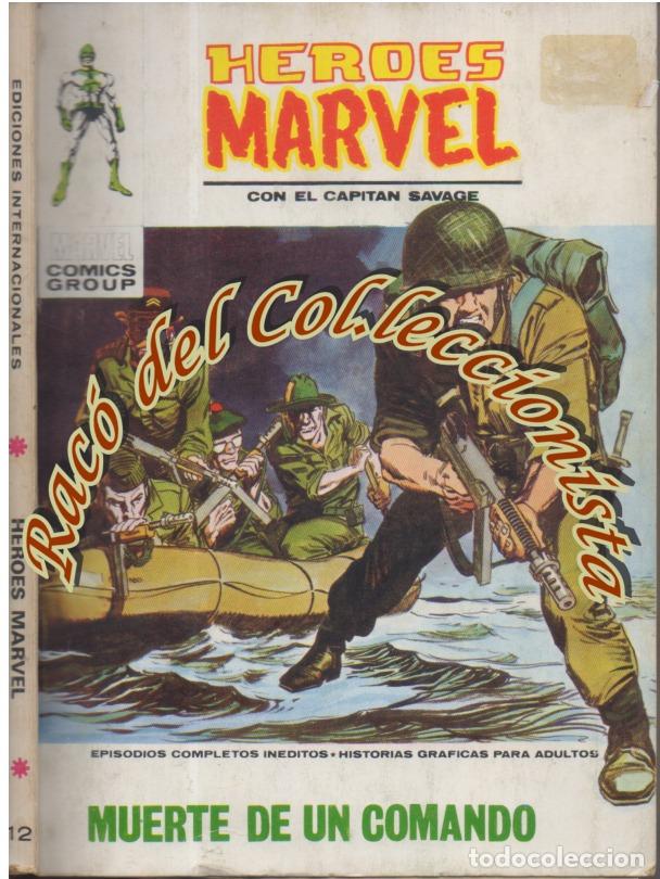 C&oacute;mics: HEROES MARVEL, V.1 N. 12 MUERTE DE UN COMANDO (CAPITAN SAVAGE) - Foto 1