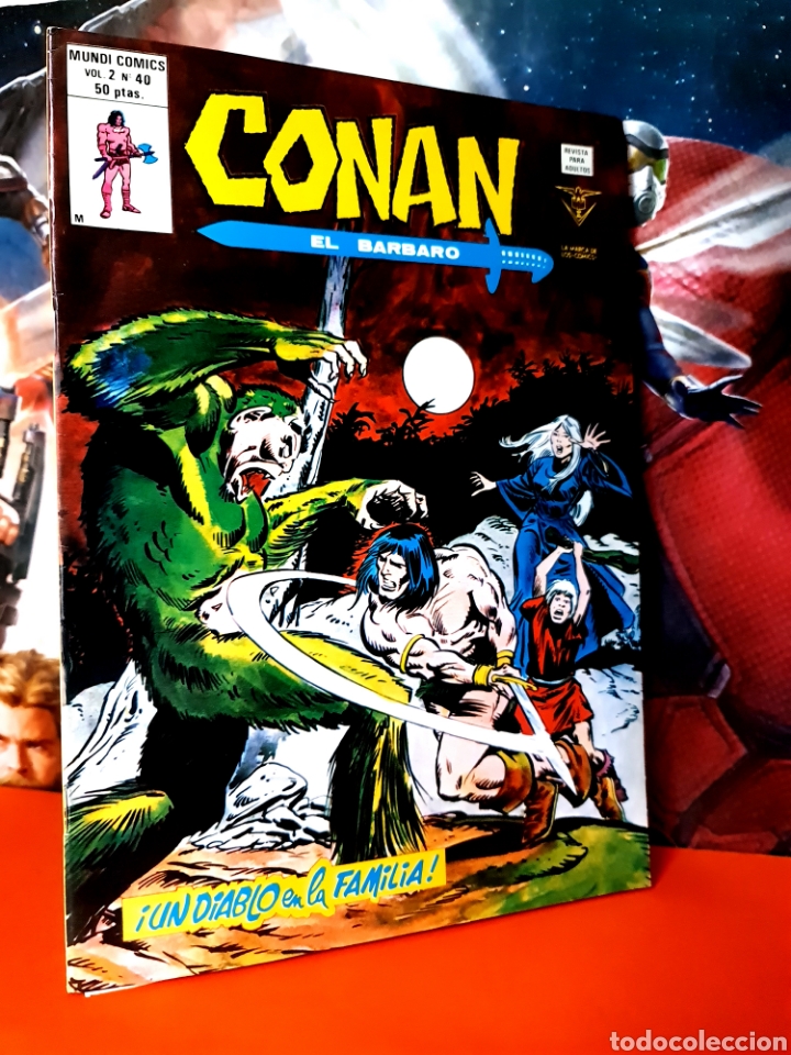 C&oacute;mics: EXCELENTE ESTADO CONAN 40 VOL II MUNDI COMICS MARVEL EDICIONES VERTICE - Foto 1