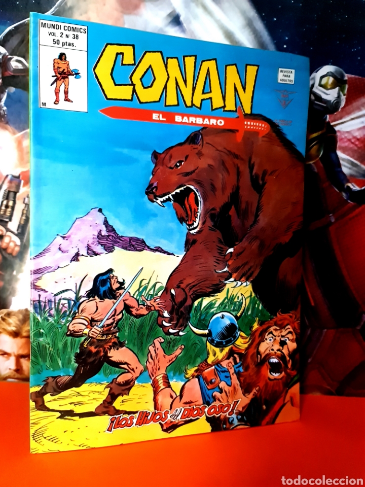 C&oacute;mics: DE KIOSCO CONAN 38 VOL II MUNDI COMICS MARVEL EDICIONES VERTICE - Foto 1