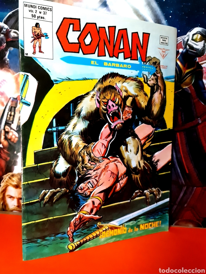 C&oacute;mics: DE KIOSCO CONAN 37 VOL II MUNDI COMICS MARVEL EDICIONES VERTICE - Foto 1