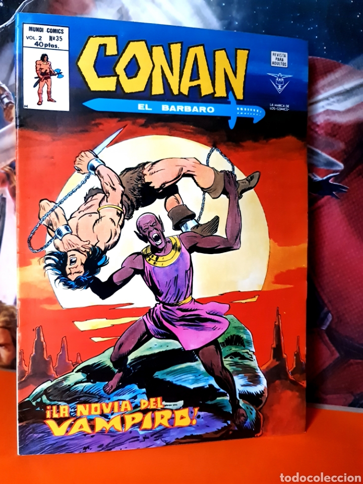 C&oacute;mics: EXCELENTE ESTADO CONAN 35 VOL II MUNDI COMICS MARVEL EDICIONES VERTICE - Foto 1
