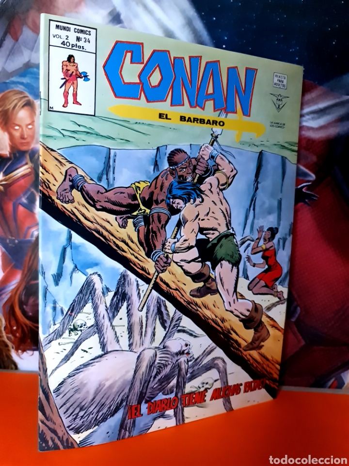 C&oacute;mics: DE KIOSCO CONAN 34 VOL II MUNDI COMICS MARVEL EDICIONES VERTICE - Foto 1