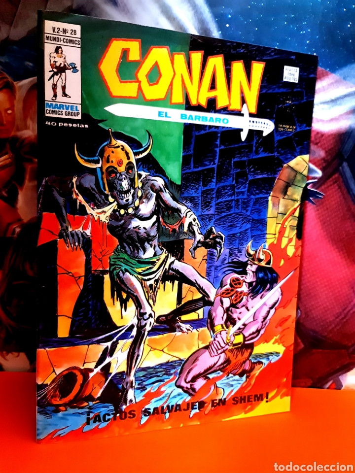 C&oacute;mics: DE KIOSCO CONAN 28 VOL II MUNDI COMICS MARVEL EDICIONES VERTICE - Foto 1