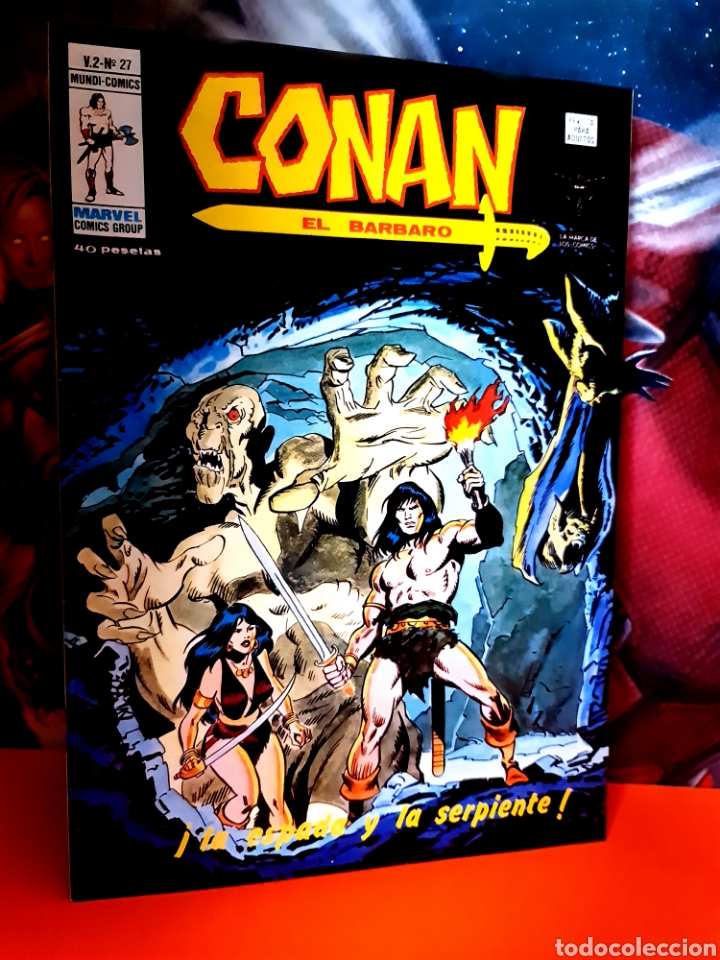 C&oacute;mics: DE KIOSCO CONAN 27 VOL II MUNDI COMICS MARVEL EDICIONES VERTICE - Foto 1