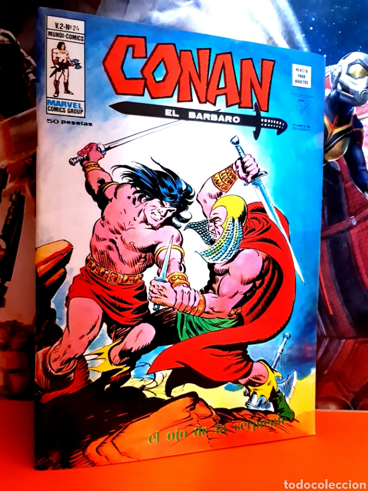 C&oacute;mics: DE KIOSCO CONAN 24 VOL II MUNDI COMICS MARVEL EDICIONES VERTICE - Foto 1