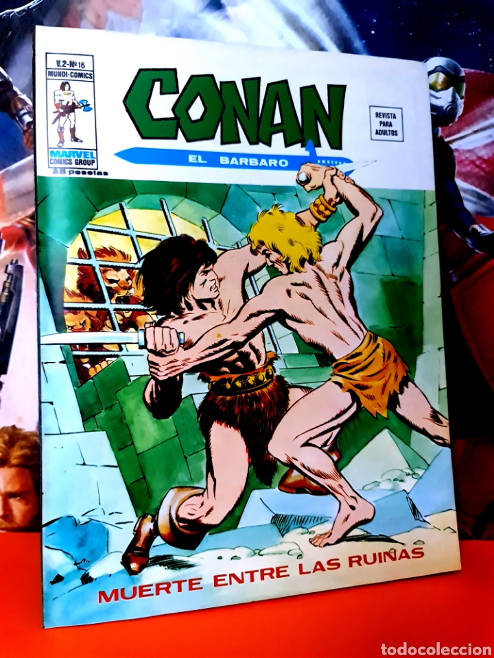 C&oacute;mics: DE KIOSCO CONAN 16 VOL II MUNDI COMICS MARVEL EDICIONES VERTICE - Foto 1
