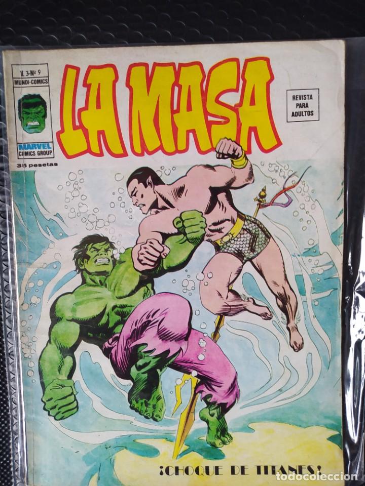 C&oacute;mics: LA MASA V3 N9-VERTICE-LOPEZ ESP&Iacute;/VG+/BOLSA & BACKBOARD - Foto 1