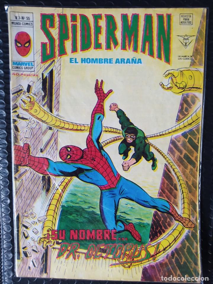 C&oacute;mics: SPIDERMAN V3 N55-VERTICE-LOPEZ ESP&Iacute; /VG/ BOLSA & BACKBOARD - Foto 1