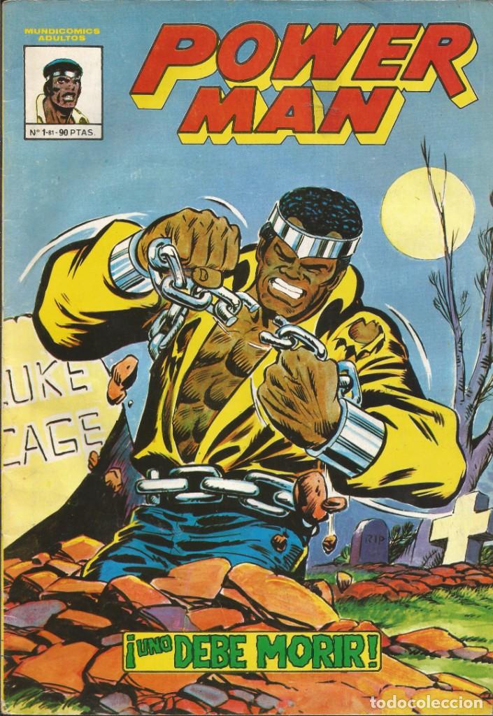 C&oacute;mics: Power Man V1 N&ordm; 1 &iexcl;Uno debe morir! Ed. V&eacute;rtice. A&ntilde;o 1981 - Foto 1