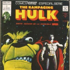 Cómics: THE RAMPAGING HULK - ESPECIAL Nº 5 - ¡EL HOMBRE SUBMARINO ATACA! - MUNDI COMICS - VERTICE - AÑO 1979. Lote 266115668