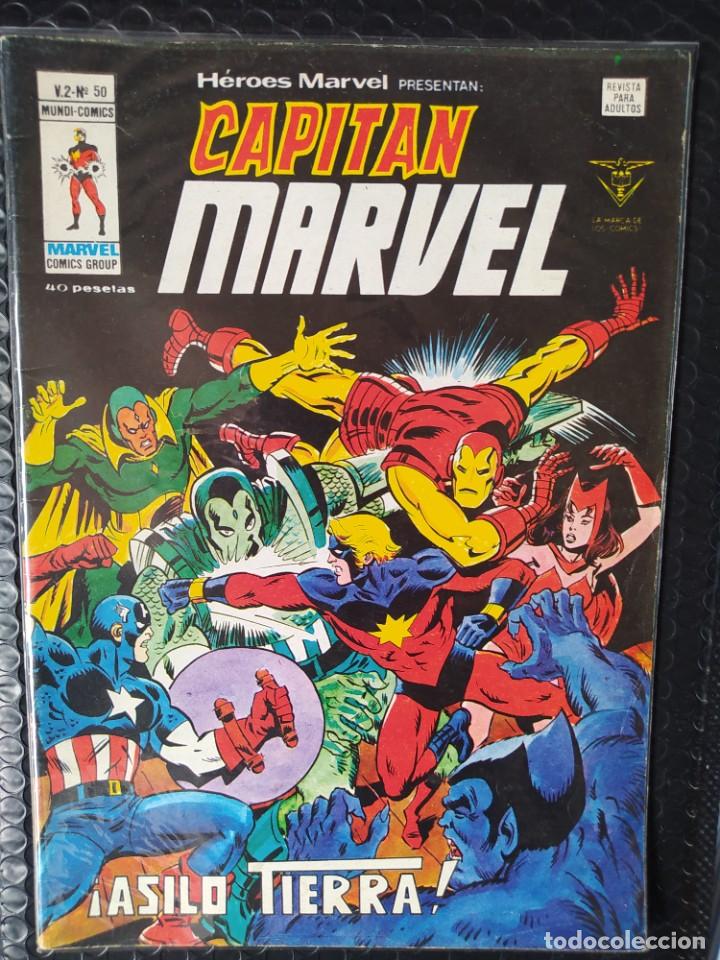 C&oacute;mics: CAPITAN MARVEL V2 N&ordm; 50 -VERTICE-LOPEZ ESP&Iacute; /VG/ BOLSA & BACKBOARD - Foto 1