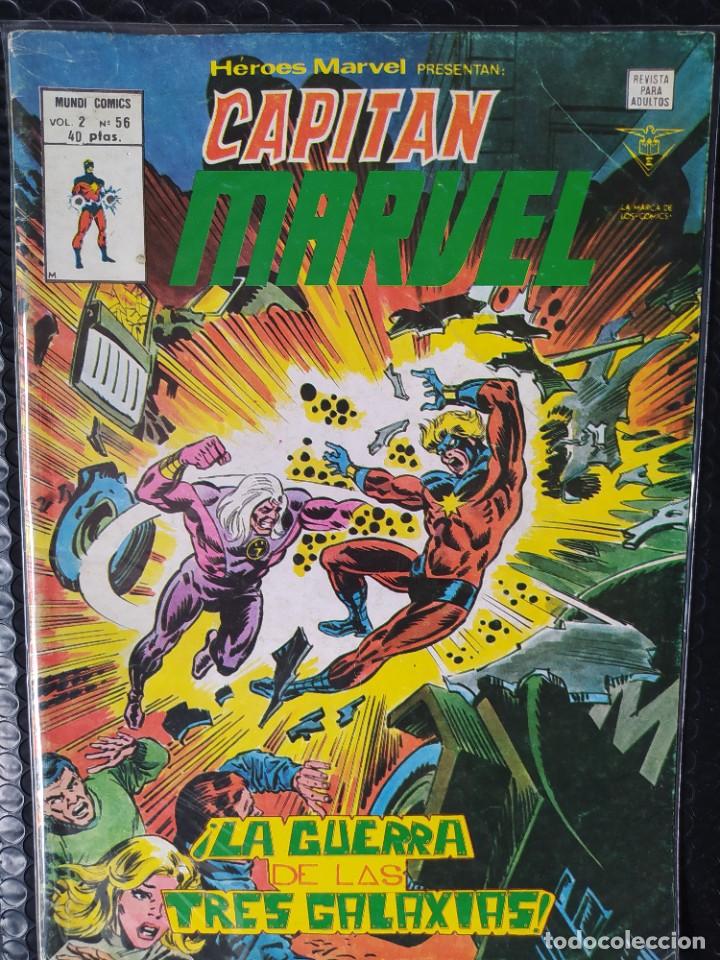 C&oacute;mics: CAPITAN MARVEL V2 N&ordm; 56 -VERTICE-LOPEZ ESP&Iacute; /VG/ BOLSA & BACKBOARD - Foto 1