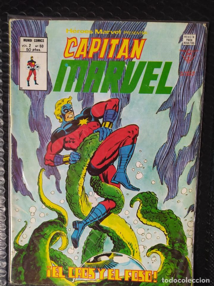 C&oacute;mics: CAPITAN MARVEL V2 N&ordm; 60 -VERTICE-LOPEZ ESP&Iacute; /VG/ BOLSA & BACKBOARD - Foto 1