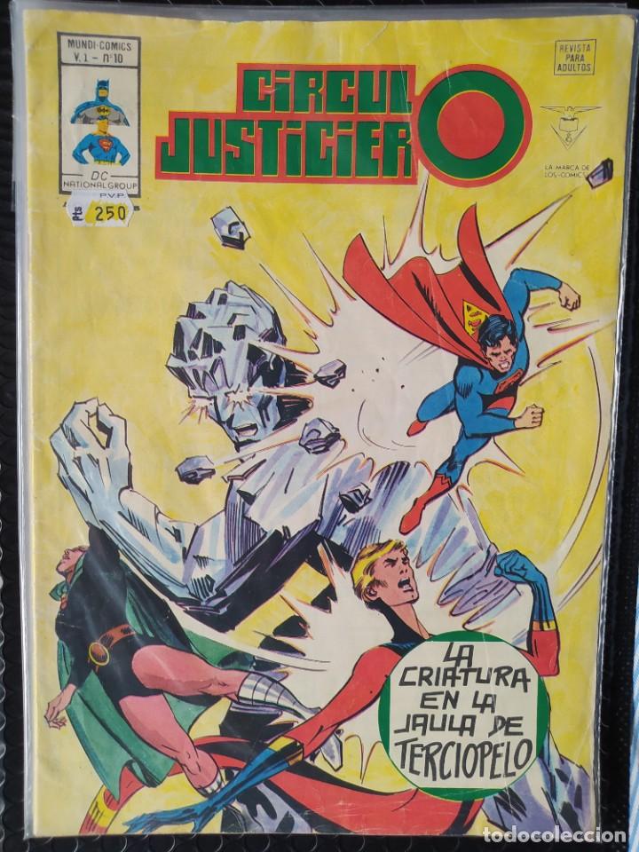 C&oacute;mics: C&Iacute;RCULO JUSTICIERO V1 N&ordm; 10 -VERTICE-LOPEZ ESP&Iacute; /VG/ BOLSA & BACKBOARD - Foto 1