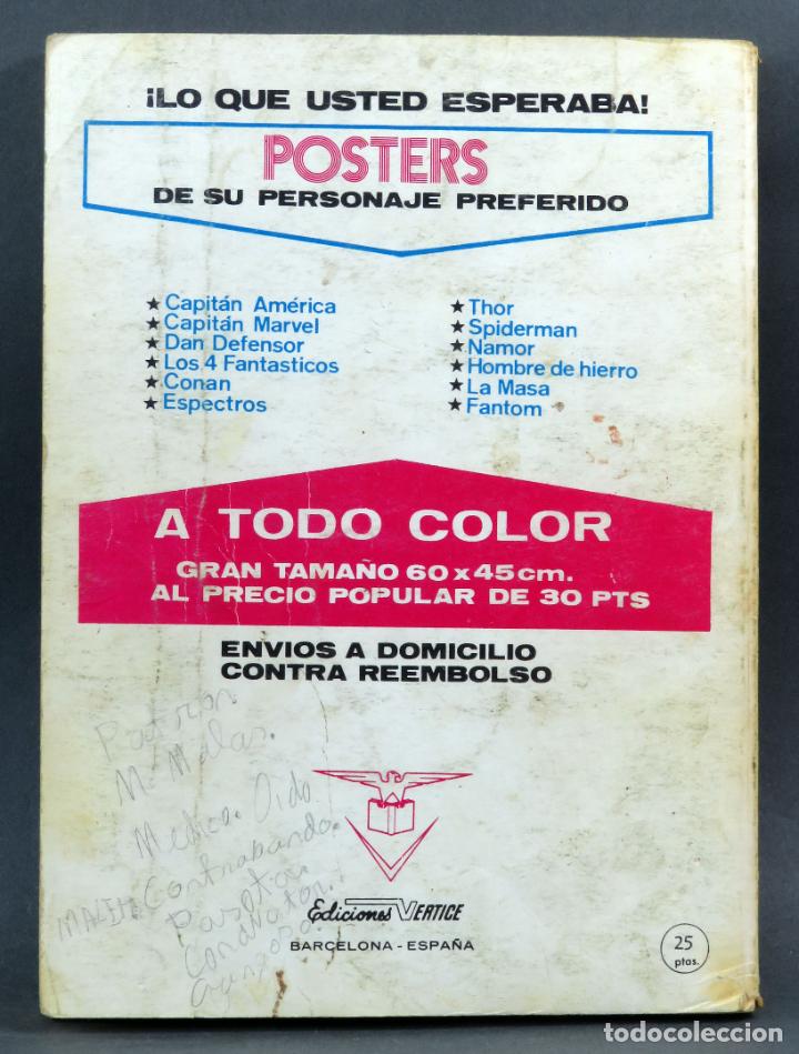 C&oacute;mics: Marvel Comics Dan Defensor n&ordm; 40 El miedo es la clave Ediciones V&eacute;rtice Taco 1972 - Foto 3