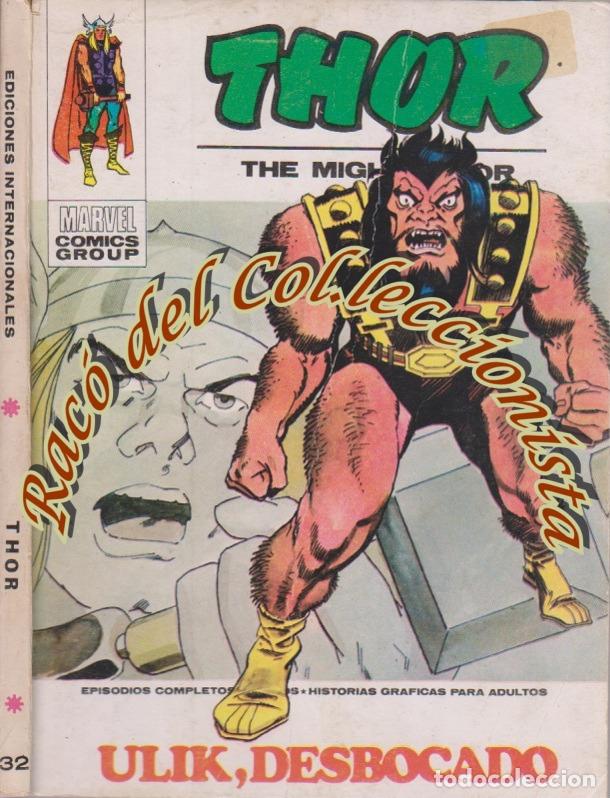 C&oacute;mics: THOR , EDITORIAL VERTICE, V.1 N. 32, ULIK DESBOCADO - Foto 1