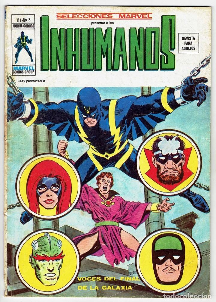 C&oacute;mics: LOS INHUMANOS VOL. 1 - N&ordm; 3 - V&Eacute;RTICE 1974 - Foto 1