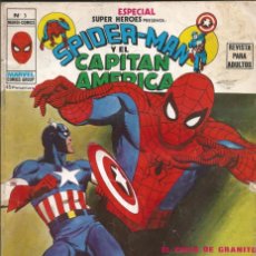 Cómics: ESPECIAL SUPER HEROES Nº 5 SPIDER-MAN Y EL CAPITAN AMERICA - MUNDI COMICS. Lote 270195038