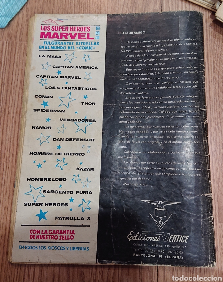 C&oacute;mics: Spiderman y Thor, v&eacute;rtice marvel, ved fotos original - Foto 2
