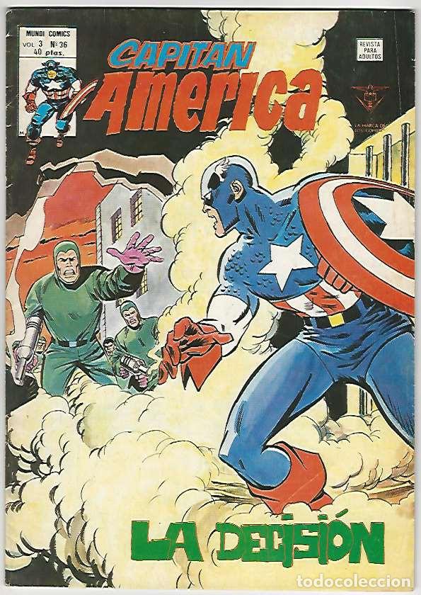 C&oacute;mics: V&eacute;rtice. Capit&aacute;n Am&eacute;rica Vol3. 36. - Foto 1