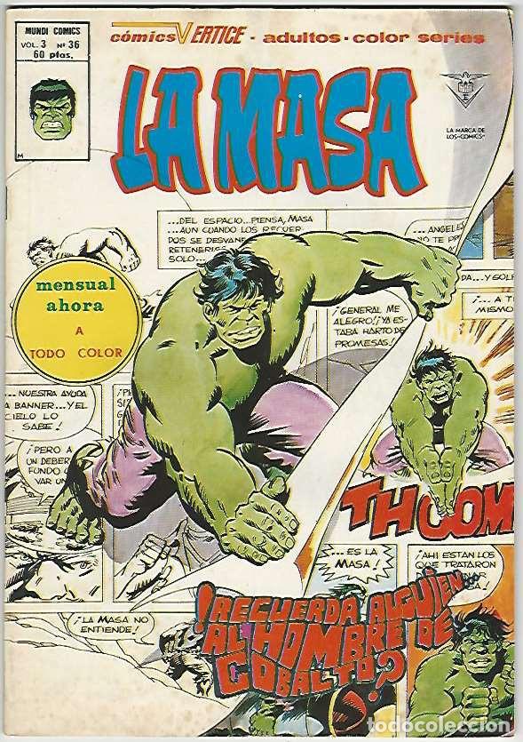 C&oacute;mics: V&eacute;rtice. La masa Vol3. 36. - Foto 1