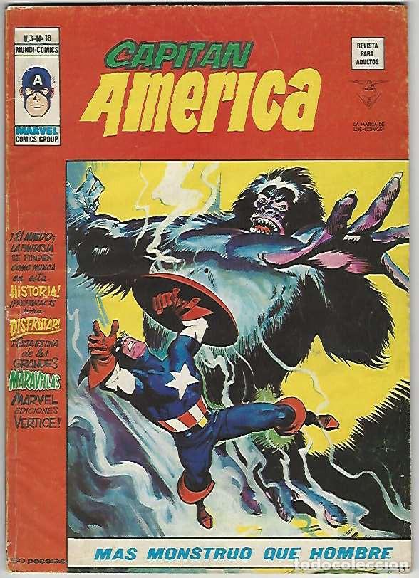 C&oacute;mics: V&eacute;rtice. Capit&aacute;n Am&eacute;rica Vol3. 18. - Foto 1