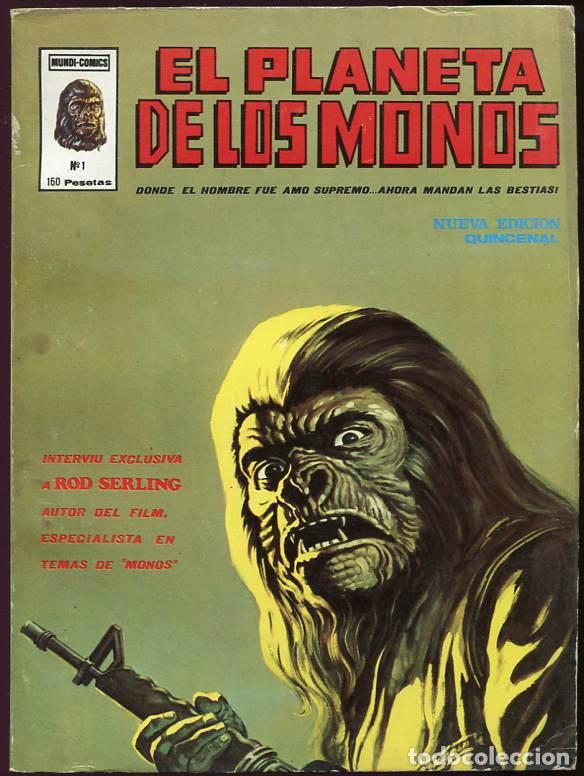 C&oacute;mics: V&eacute;rtice. El planeta de los monos. 1. Tapa r&uacute;stica. - Foto 1