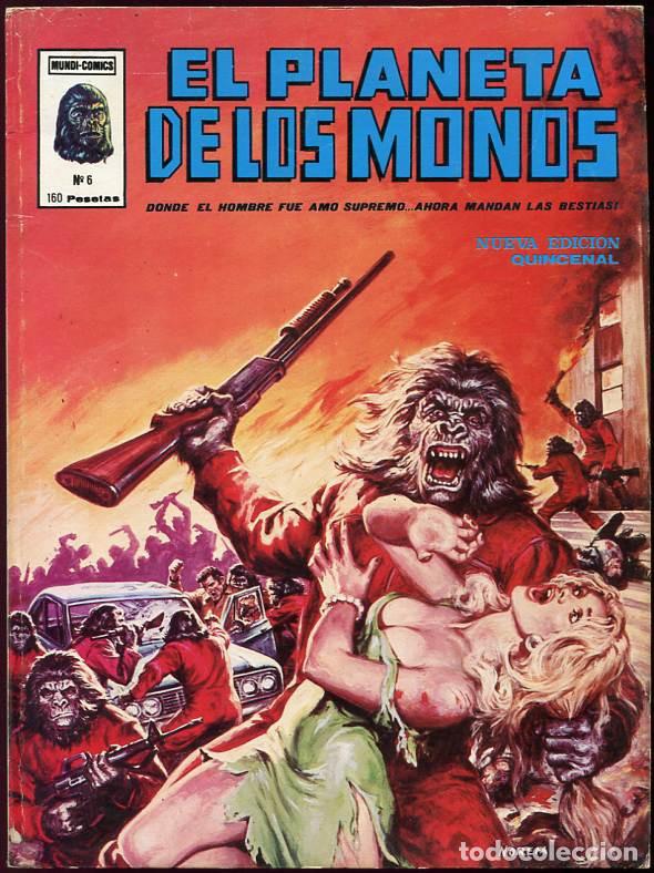 C&oacute;mics: V&eacute;rtice. El planeta de los monos. 6. Tapa r&uacute;stica. - Foto 1