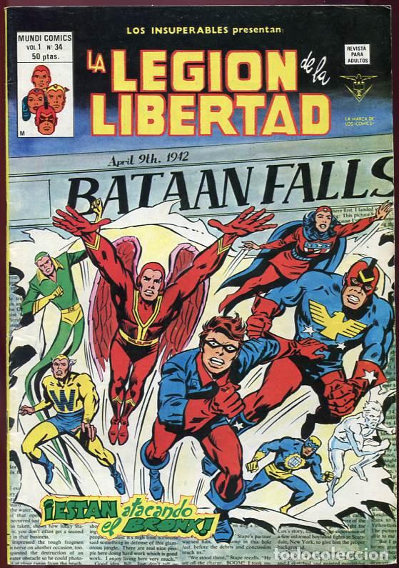 C&oacute;mics: V&eacute;rtice. Los insuperables Vol1. 34. - Foto 1