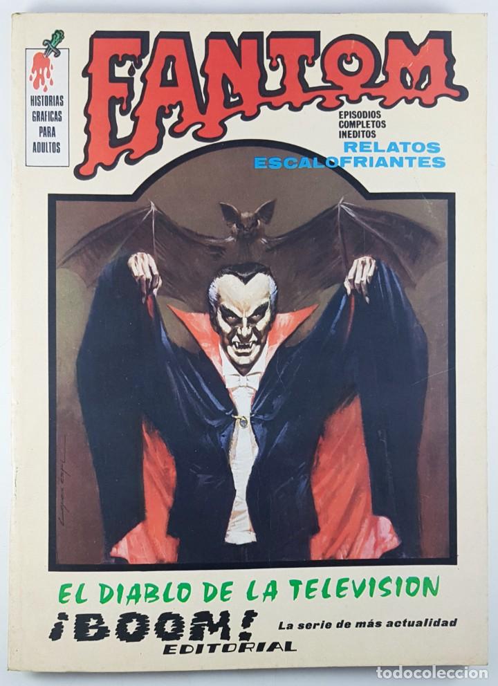 Cómics: FANTOM Nº 3 VOL 1 - EL DIABLO DE LA TELEVISIÓN - VERTICE - RELATOS ESCALOFRIANTES - 1972 - Foto 1 - 271392738