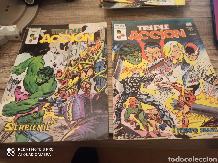 C&oacute;mics: Triple acci&oacute;n v&eacute;rtice numeros 3, 14, 15 y 16 - Foto 1