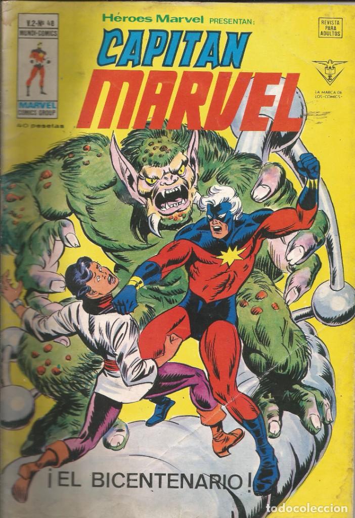 C&oacute;mics: H&eacute;roes Marvel. Capit&aacute;n Marvel V2 - n&ordm; 48. V&eacute;rtice. El bicentenario - Foto 1