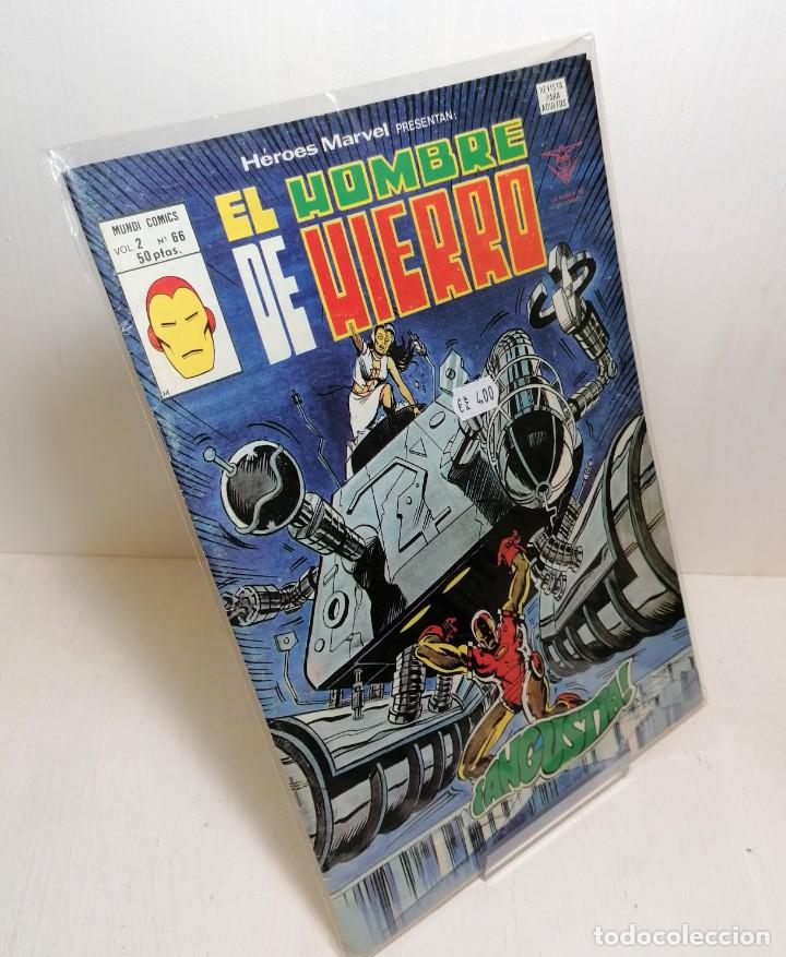 C&oacute;mics: Comic: &rdquo;el hombre de hierro angustia&rdquo; ediciones v&eacute;rtice vol 2 n&ordm;66 - Foto 1
