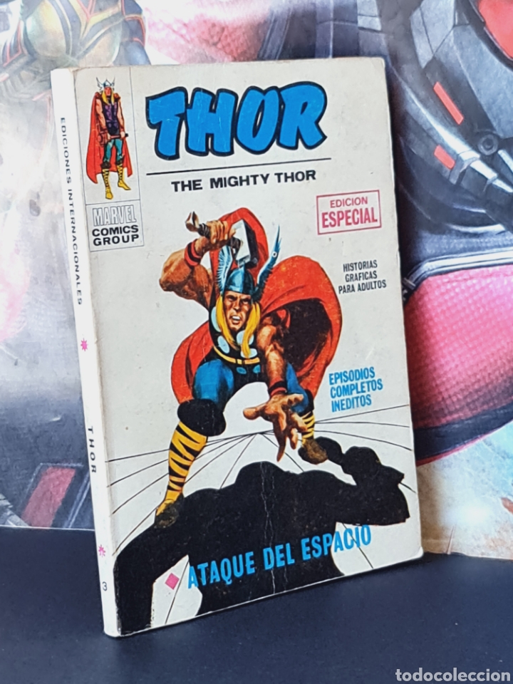 C&oacute;mics: BUEN ESTADO THOR 3 TACO BOLI CONTRAPORTADA COMICS EDICIONES VERTICE - Foto 1