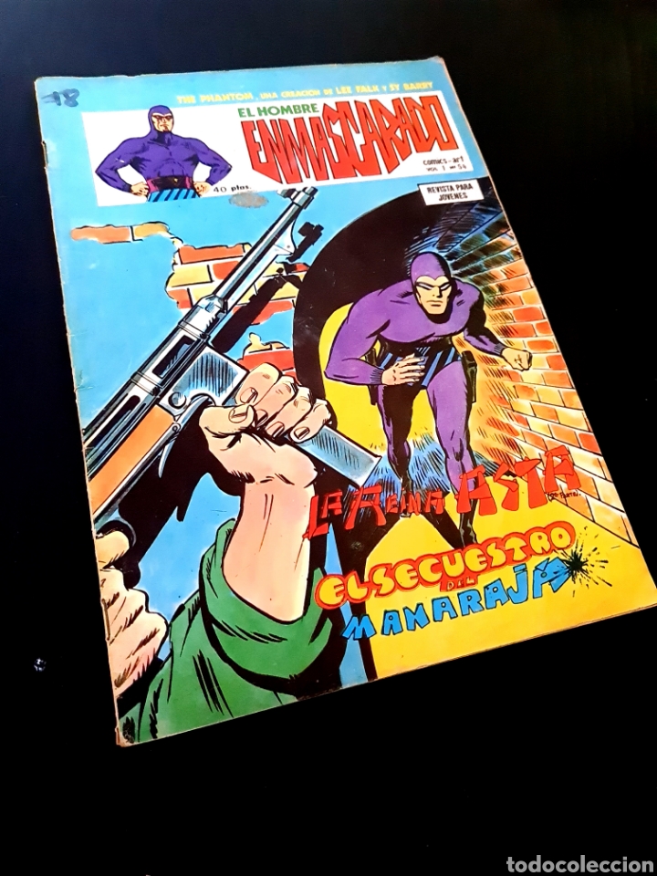 C&oacute;mics: PHANTOM 54 COMICS EDICIONES VERTICE NORMAL ESTADO EL HOMBRE ENMASCARADO COMICS ART - Foto 1