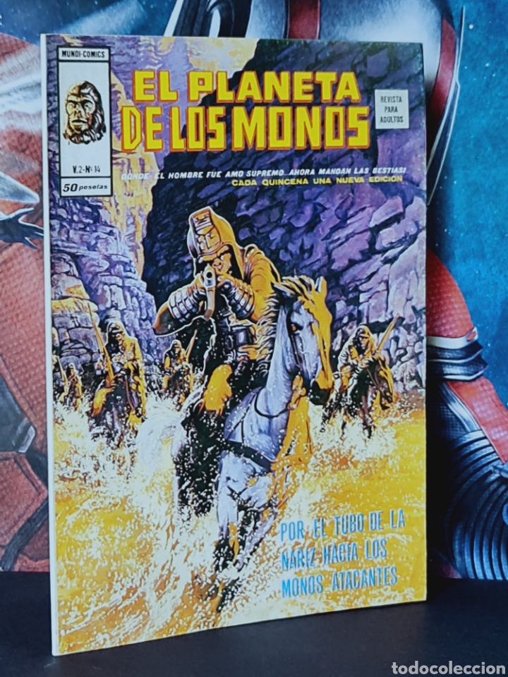 C&oacute;mics: CASI EXCELENTE ESTADO EL PLANETA DE LOS SIMIOS 14 VOL II COMICS EDICIONES VERTICE - Foto 1