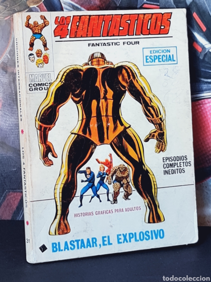 C&oacute;mics: LOS 4 FANTASTICOS 31 TACO NORMAL ESTADO MARVEL EDICIONES VERTICE - Foto 1