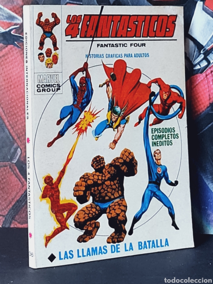 C&oacute;mics: EXCELENTE ESTADO LOS 4 FANTASTICOS 36 TACO MARVEL EDICIONES VERTICE - Foto 1