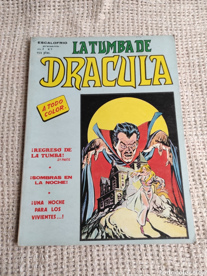 C&oacute;mics: ESCALOFRIO, LA TUMBA DE DRACULA VOL 2 - N&ordm; 7 ( VERTICE COLOR ) - Foto 1