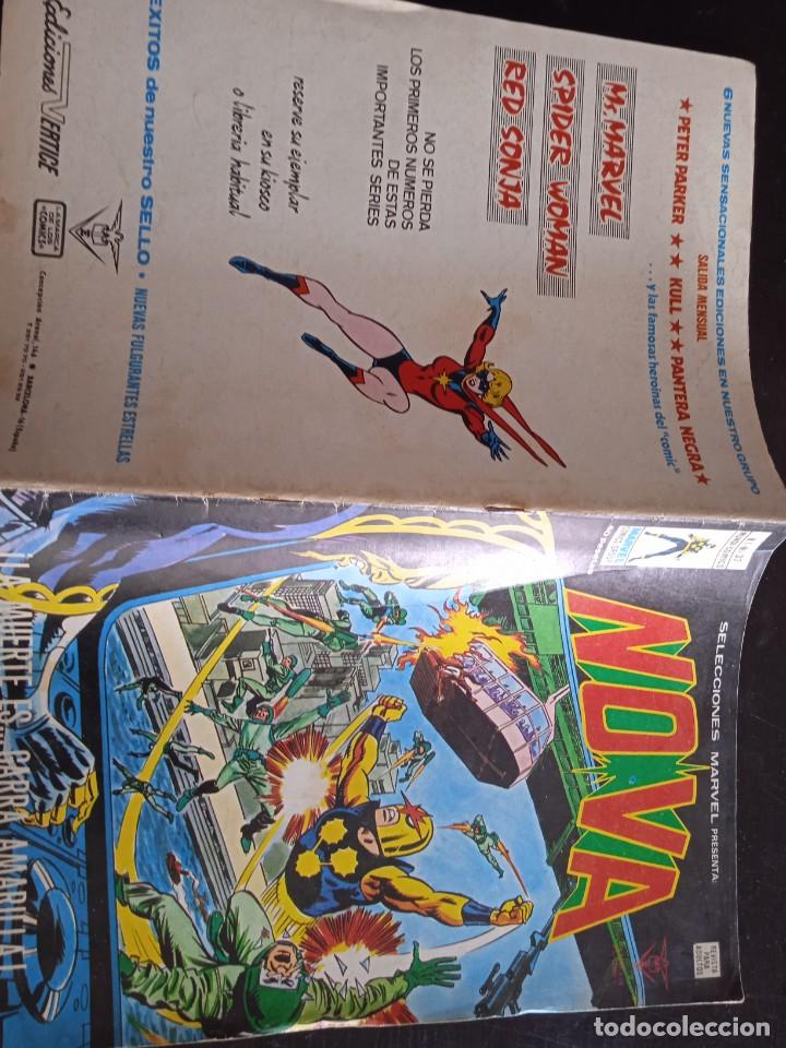 C&oacute;mics: SELECCIONES MARVEL 37 NOVA COMICS EDICIONES VERTICE NORMAL ESTADO MUNDI COMICS - Foto 2