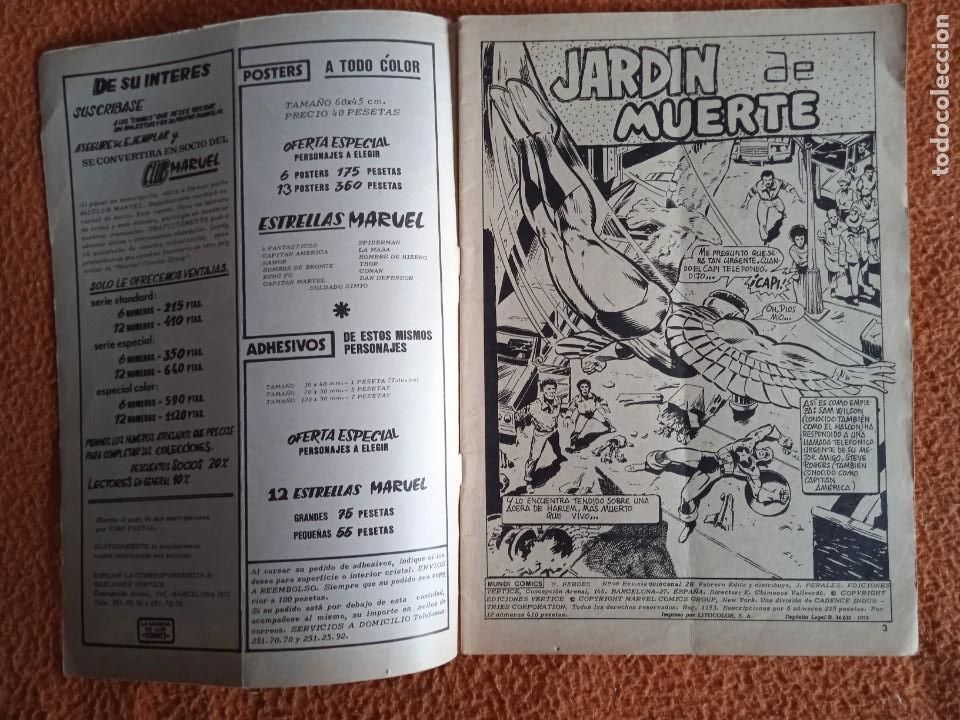 C&oacute;mics: SUPER HEROES PRESENTA SPIDER-MAN Y EL HALCON V 2 N 98 - Foto 2