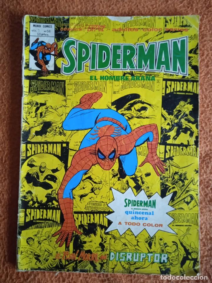 C&oacute;mics: SPIDERMAN N&ordm; 58, VOLUMEN 3, EDITORIAL V&Eacute;RTICE - Foto 1